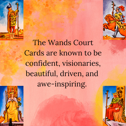 wands, wands keywords, court cards, wands court cards, tarot, minor arcana, learn tarot, Faintnoise