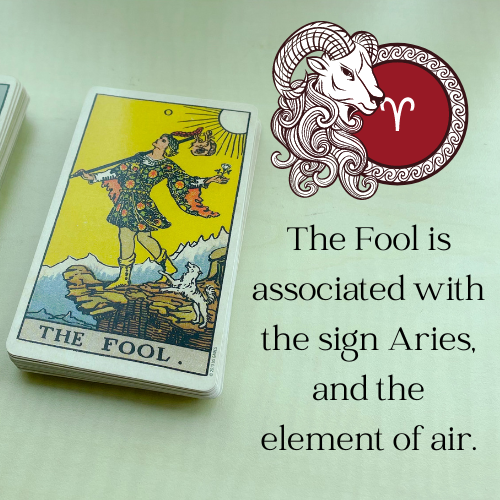 Fool elemental symbol, what sign is the fool, The fool, fool, FaintNoise, tarot, tarot card