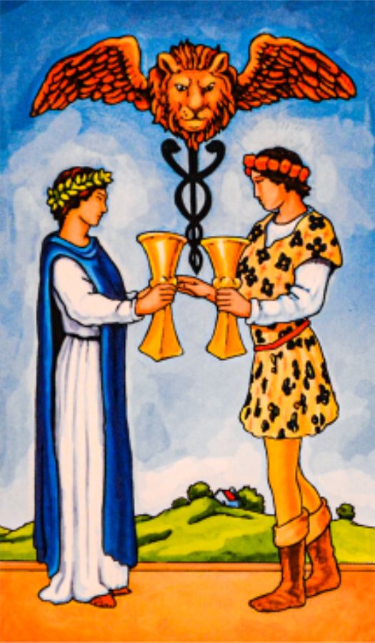 2 of Cups