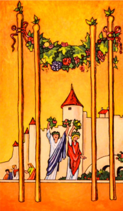 4 of Wands